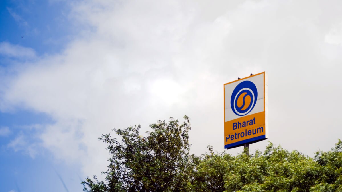 Logotipo de la compañía de petróleo más importante de la India, Bharat Petroleum - <a  data-cke-saved-href="https://depositphotos.com/es/?/" href="https://depositphotos.com/es/?/">Depositphotos</a>