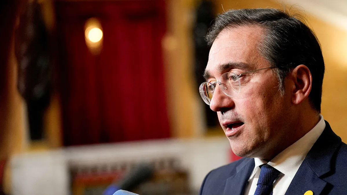 El ministro de Asuntos Exteriores de España, José Manuel Albares Bueno - REUTERS/ CARLOS JASSO