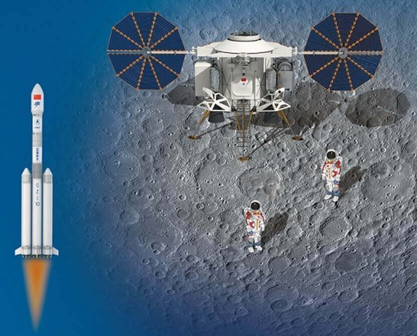 El presidente Xi Jinping aspira a que una pareja de astronautas chinos camine por la Luna en 2029, año en que se cumple 80 aniversario de la proclamación de la República Popular China - PHOTO/CMS
