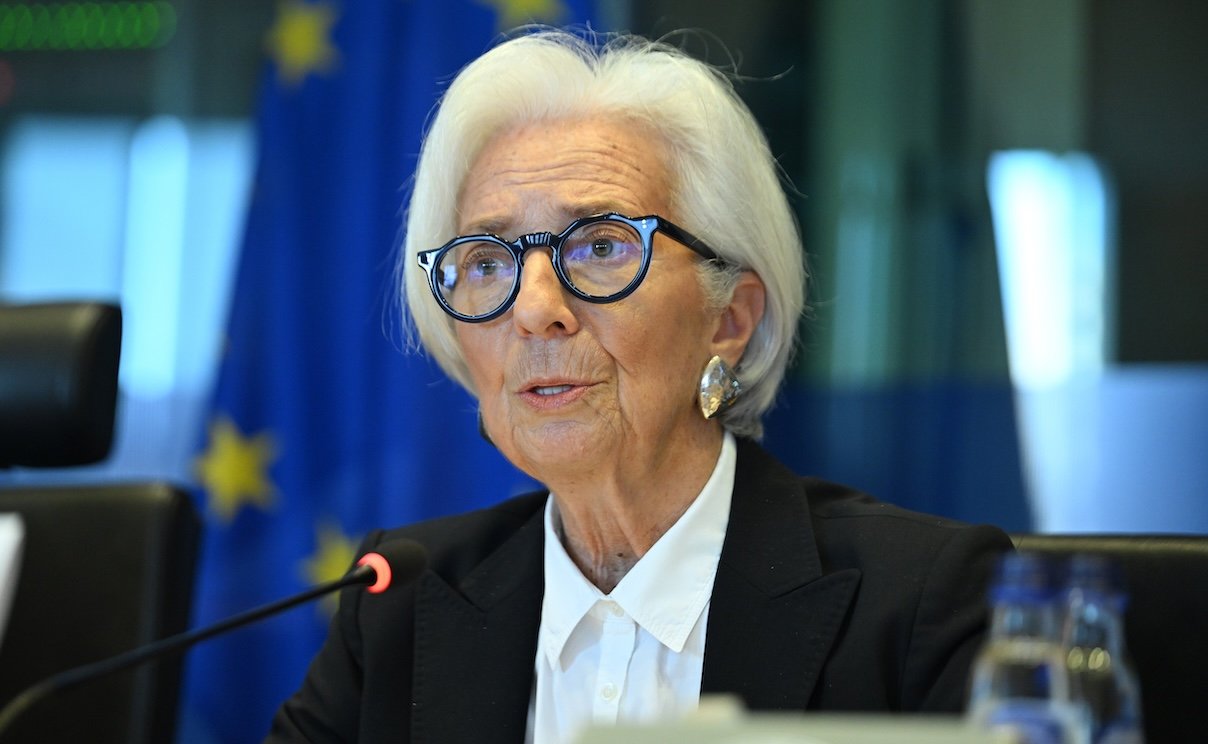 La presidenta del Banco Central Europeo (BCE), Christine Lagarde, en una imagen del 26 de febrero de 2026.
