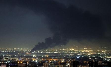Bombardeos aéreos de Estados Unidos e Israel sobre Teherán la madrugada del martes