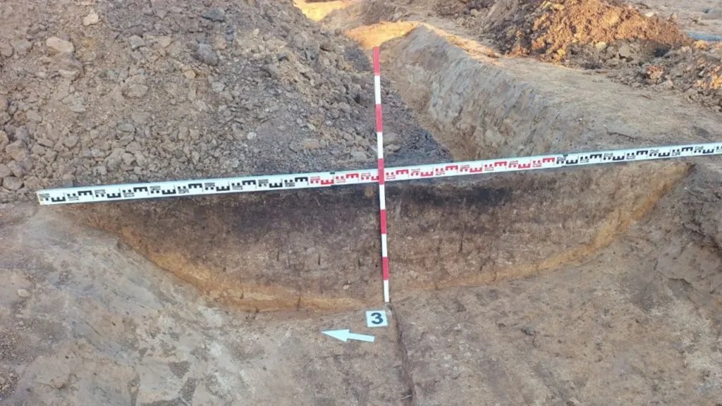 Sección del monumento prehistórico