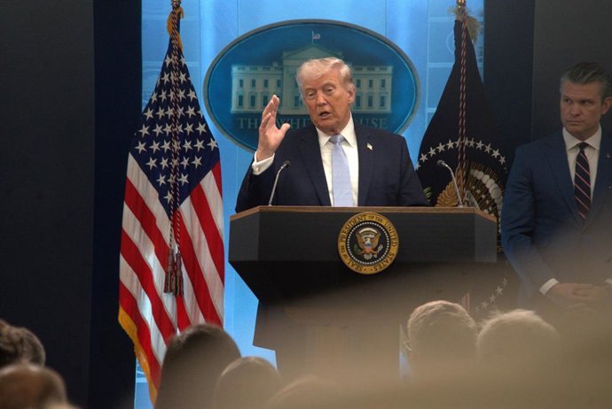 Trump amenaça a Iran per suposats cobraments a petroliers que travessen l'estret d'Ormuz El president d'Estats Units, Donald Trump, en una imatge d'arxiu