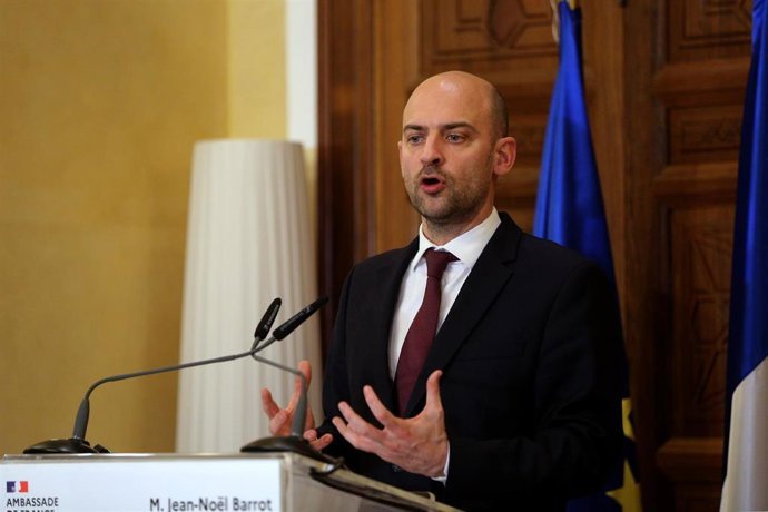 Archivo - El ministro de Exteriores francñes, Jean-Noel Barrot 