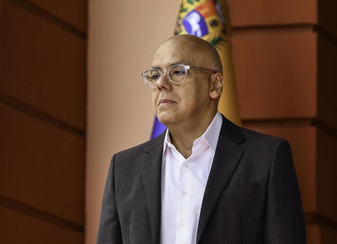 Archivo - El presidente de la Asamblea Nacional de Venezuela, Jorge Rodríguez, en una imagen de archivo
