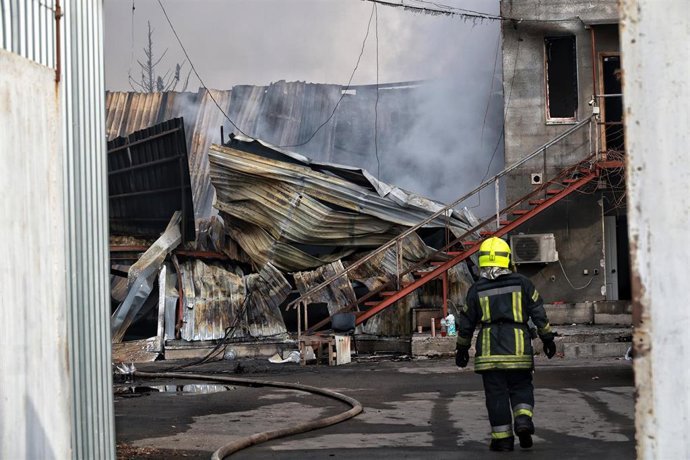 Heridas 16 personas tras un "ataque masivo" de Rusia contra Odesa, en el sur de Ucrania Archivo - Daños materiales tras un ataque de Rusia contra Odesa, en Ucrania, en marzo de 2025 (archivo)