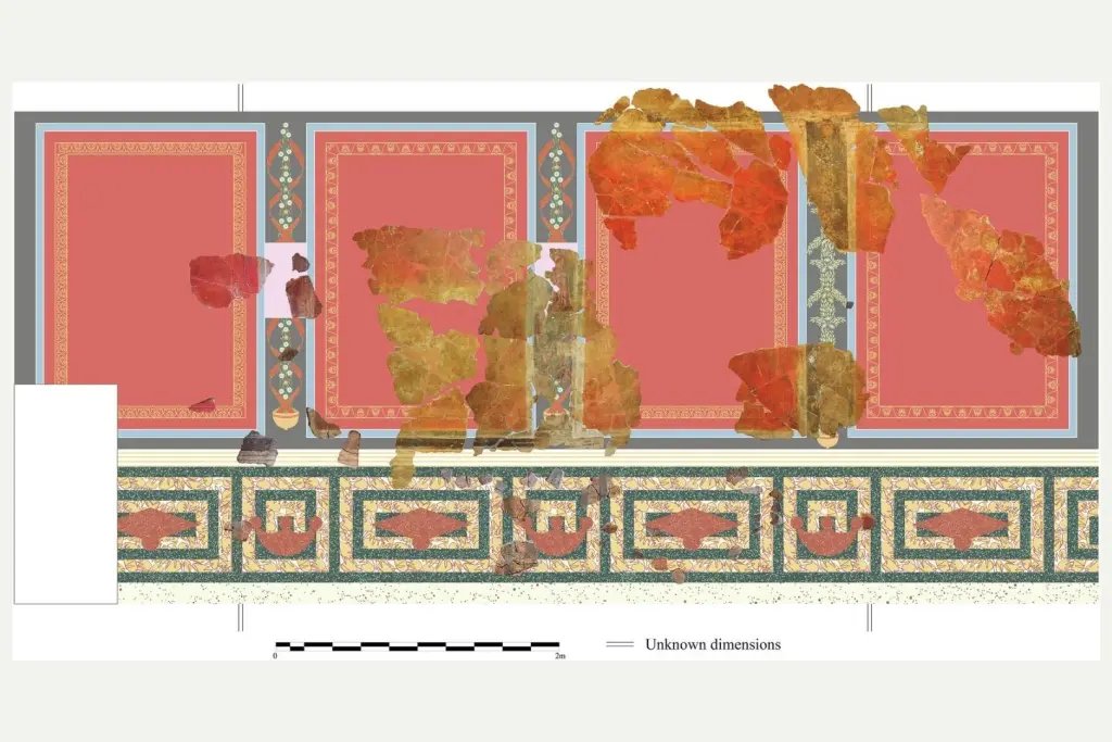 Reconstrucción hipotética del muro oriental