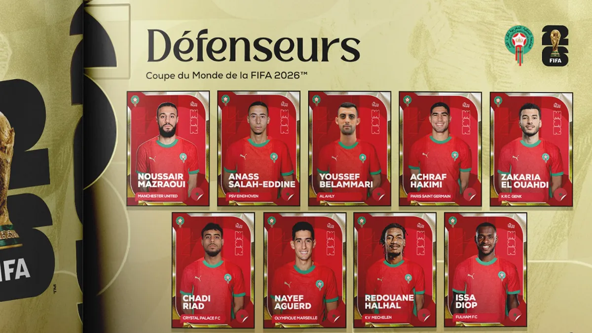 Nayef Aguerd (Real Sociedad), Noussair Mazraoui (Manchester United), Achraf Hakimi (Paris Saint-Germain), Chadi Riad (Crystal Palace) e Issa Diop (Fulham), además de nombres como Anass Salah-Eddine (FC Twente), Zakaria El Ouahdi (KRC Genk), Radouane Halhal (Helmond Sport) y Youssef Bellammari (Raja Casablanca) - PHOTO/FRMF