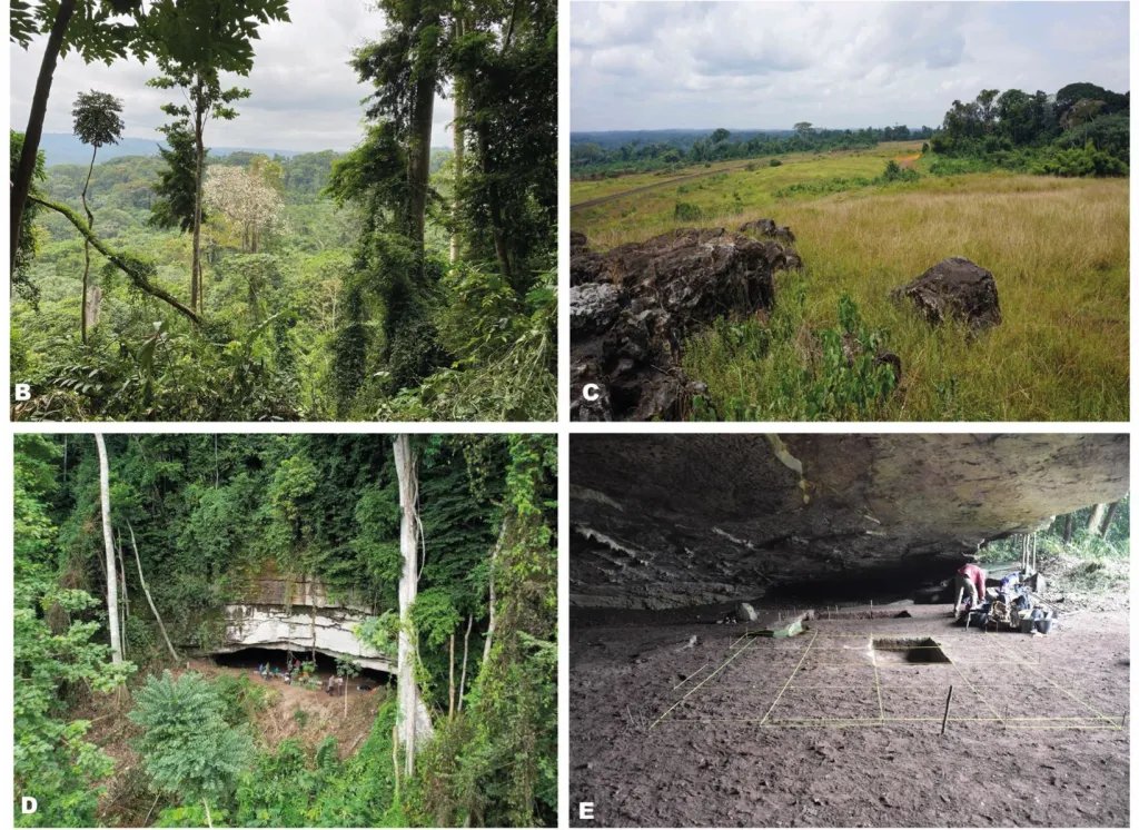 Imágenes de la cueva y sus alrededores.