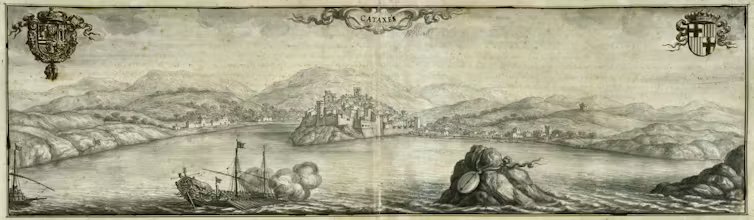 Pier Maria Baldi, Vista de Cadaqués, 1668.