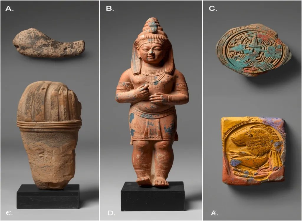Ejemplos de reconstrucción de pigmentos con IA