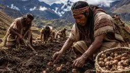 Hallan en la costa peruana dos patatas incas de 500 años, un descubrimiento que apenas tiene precedentes