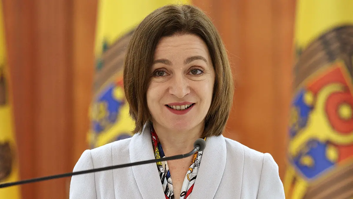 La presidenta de Moldavia, Maia Sandu - REUTERS/ VLADISTAV CULIOMZA