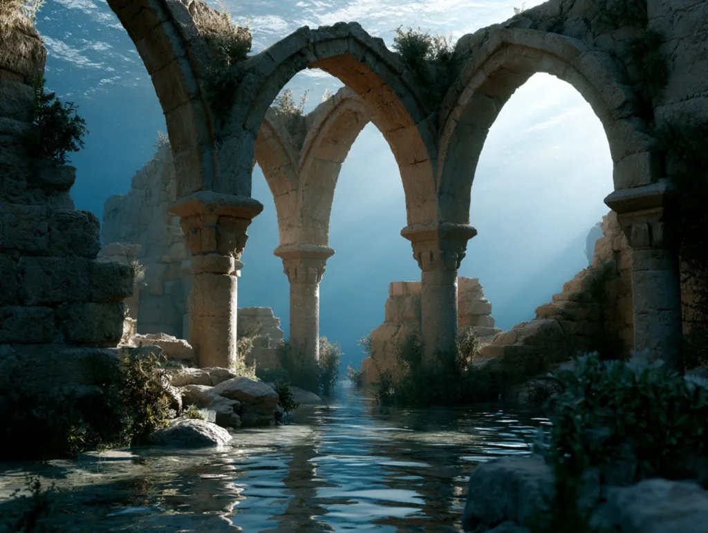 Ruinas bajo el agua