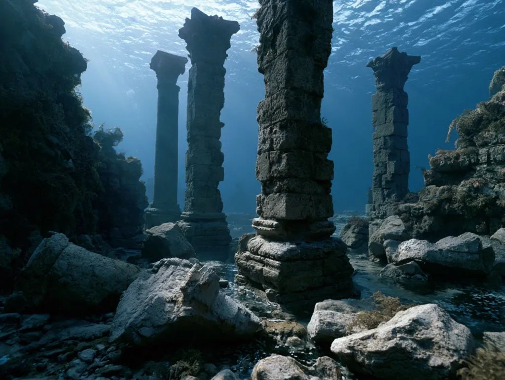 Ruinas bajo el agua
