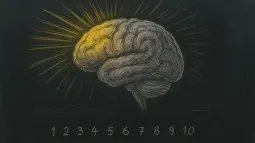 De izquierda a derecha- la división del cerebro determina cómo organizamos los números