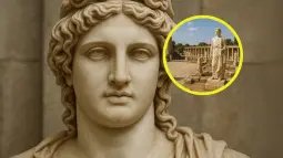 Representación fantasiosa de cómo podría haber sido el lugar hace 2.700 años