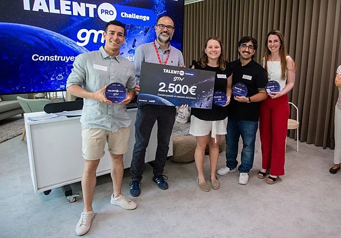 El equipo ganador del TalentPro Challenge de GMV Construyendo el espacio del futuro