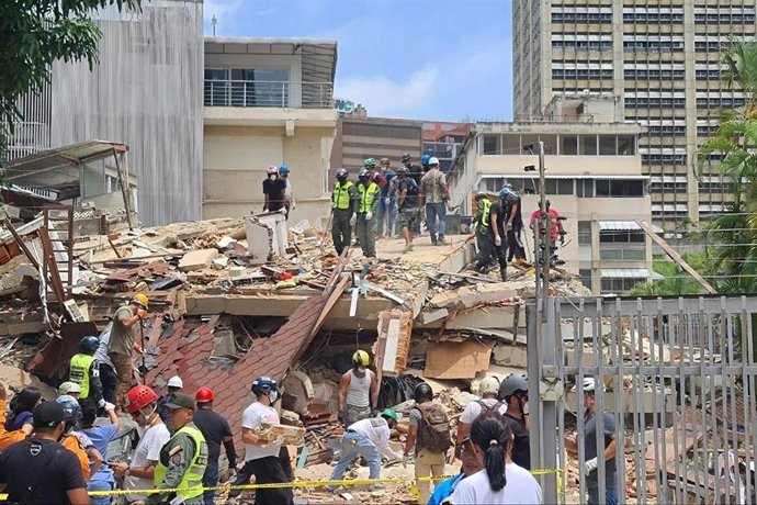 Imagen de archivo de las secuelas del gran terremoto de Venezuela, a 25 de julio de 2026 