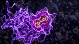 Las proteínas intrínsecamente desordenadas carecen de forma fija, lo que las ha convertido en objetivos imposibles para la farmacología convencional. Foto: Nano Banana o ChatGPT / Scruzcampillo.