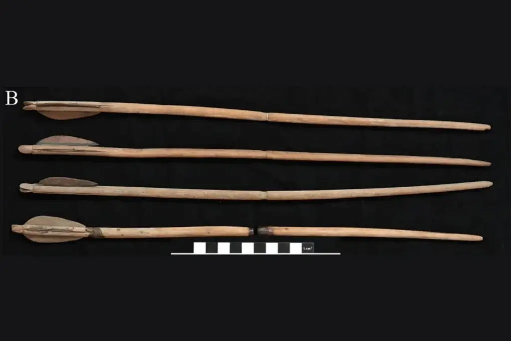 Las flechas halladas en la tumba de la princesa Noub-Hotep