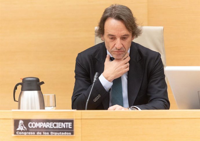 Archivo - Arxiu - L'exsecretari autonòmic del Gabinet del President i Comunicació amb Carlos Mazón, José Manuel Cuenca, en la seua compareixença en la comissió d'Investigació sobre la dana en el Congrés dels Diputats, a 9 de febrer del 2026, a Madrid (Esp