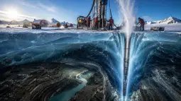 Obtienen en la Antártida el registro rocoso más profundo jamás extraído bajo una capa de hielo, clave para reconstruir la historia climática