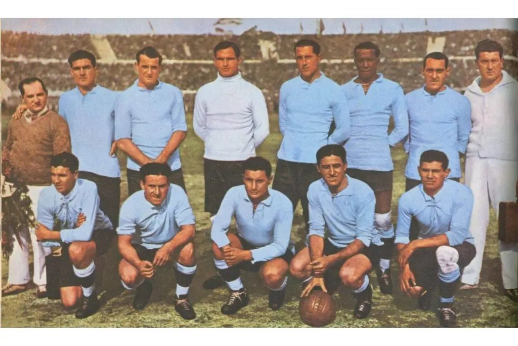 La selección uruguaya que conquistó el primer título mundial