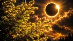 Un nuevo trabajo científico cuestiona una investigación que aseguraba que los árboles anticipaban los eclipses y propone una explicación basada en tormentas y cambios atmosféricos