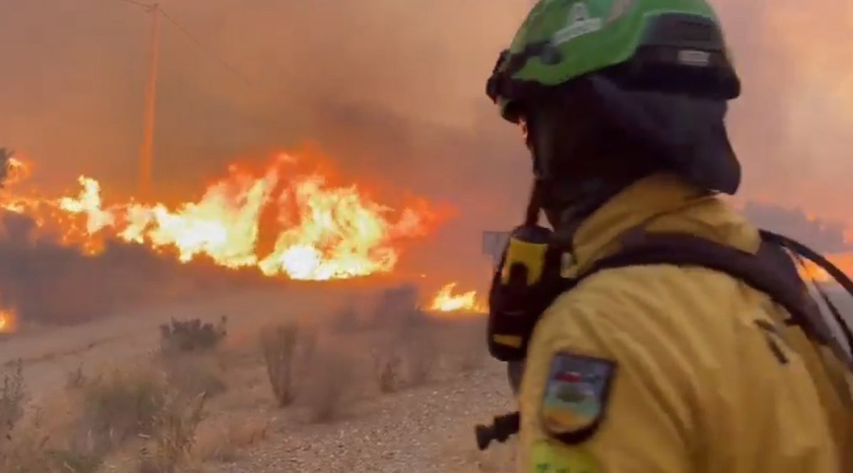 Almenys 12 morts en l'incendi forestal de Los Gallardos (Almeria), amb 23 no localitzats