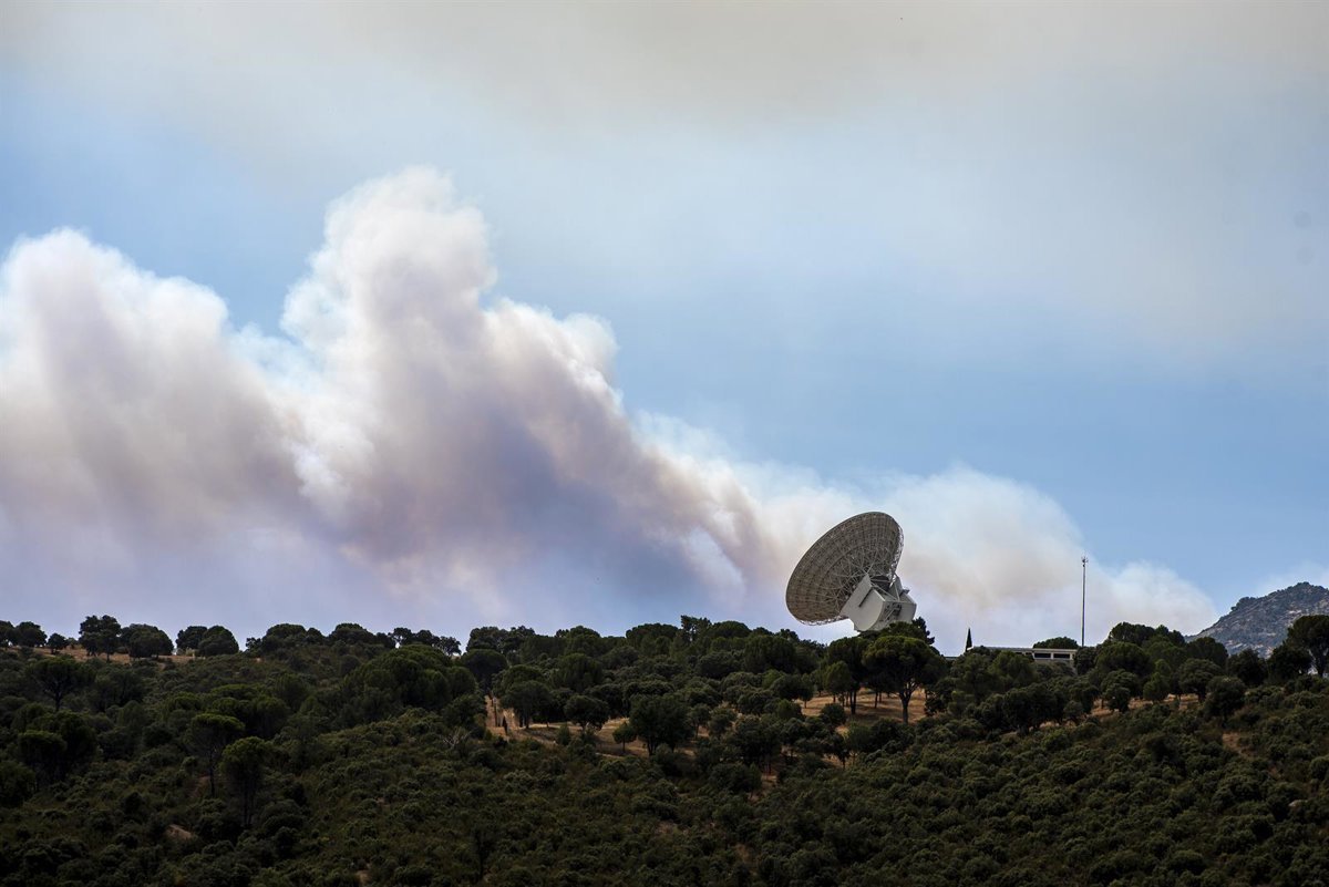 La NASA evaluará los daños por los incendios en su complejo de Robledo de Chavela (Madrid) "cuando sea seguro hacerlo"