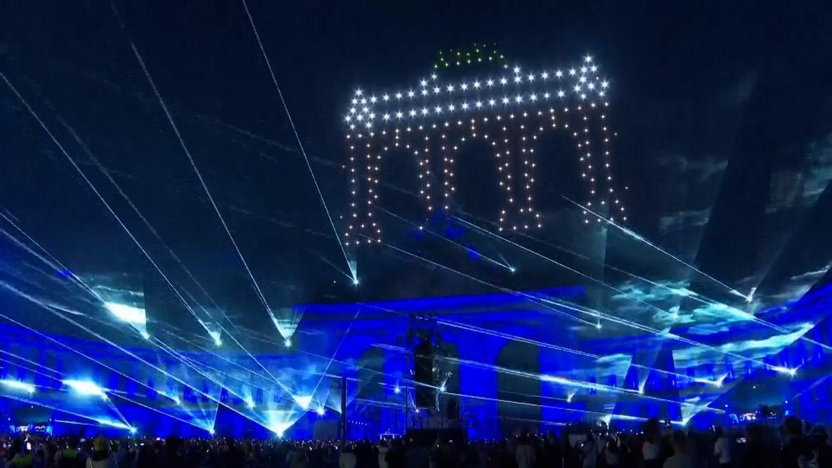 Los fuegos artificiales ponen el broche de oro a las celebraciones del Día Nacional de Bélgica