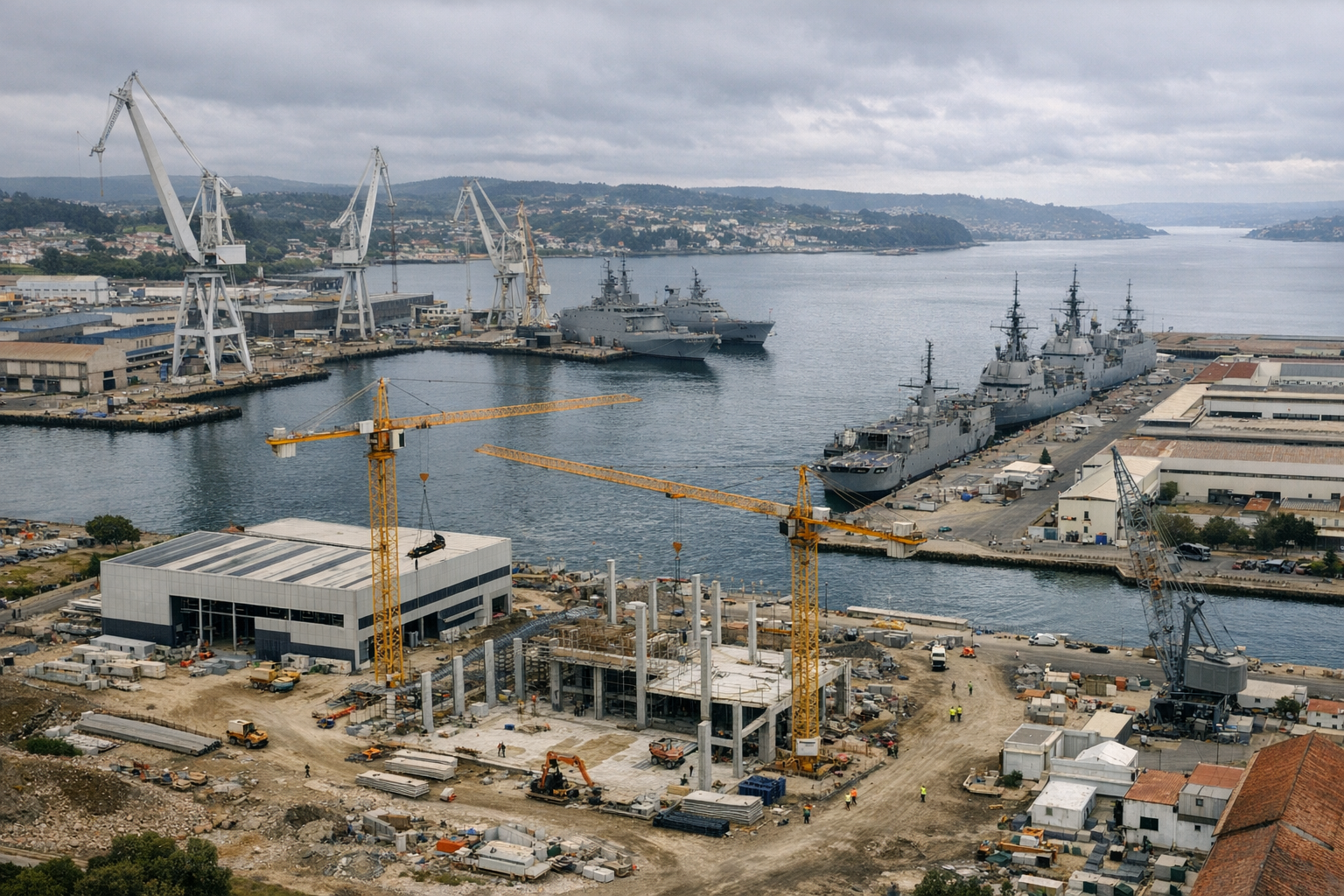 La planta de SAIC junto a la base naval de Ferrol moviliza a Defensa y al CNI