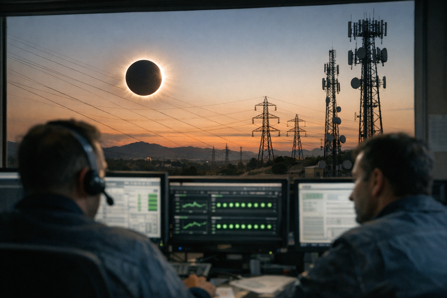 El eclipse total no provocó incidencias en el sistema eléctrico ni en las telecomunicaciones
