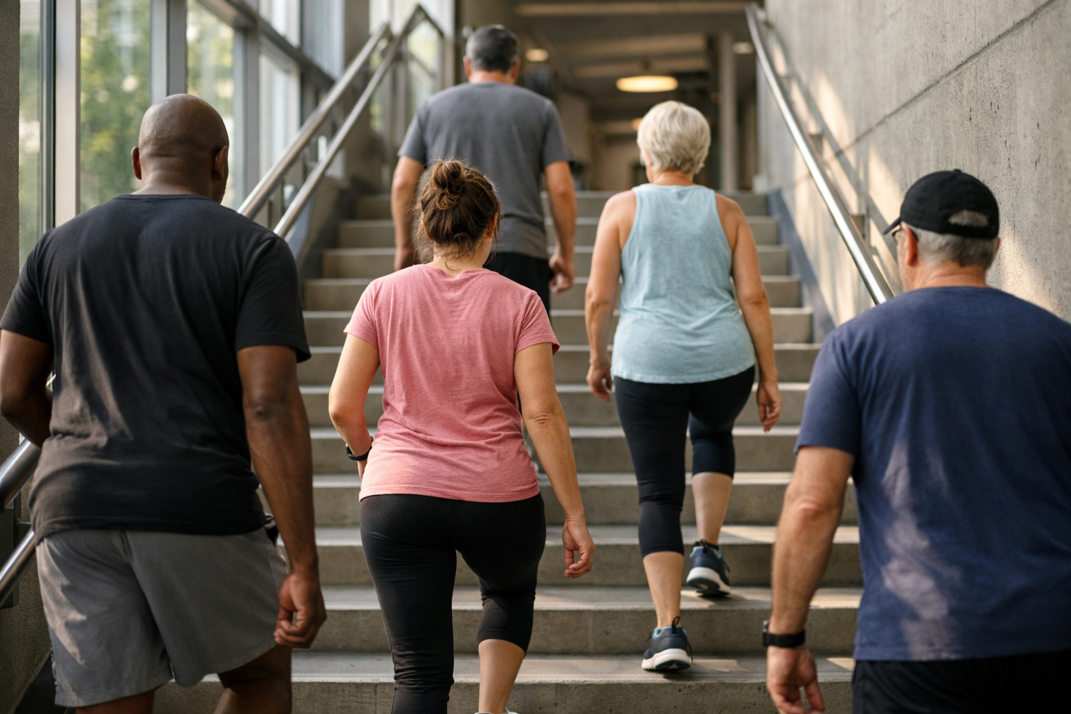 Subir escaleras a diario vinculado a menor mortalidad cardiovascular, según estudio