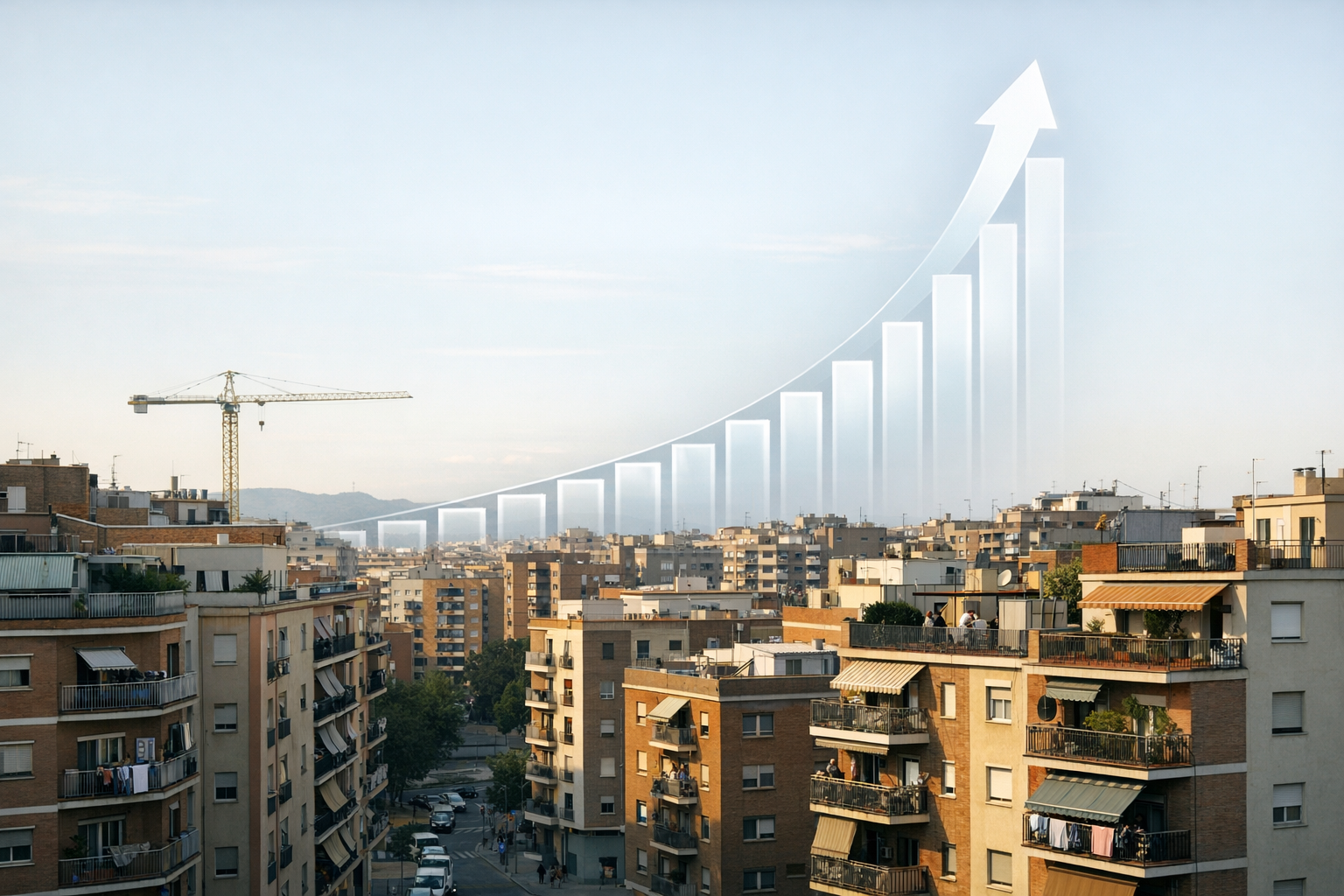 Doce años al alza: cómo la vivienda en España se ha duplicado desde la crisis