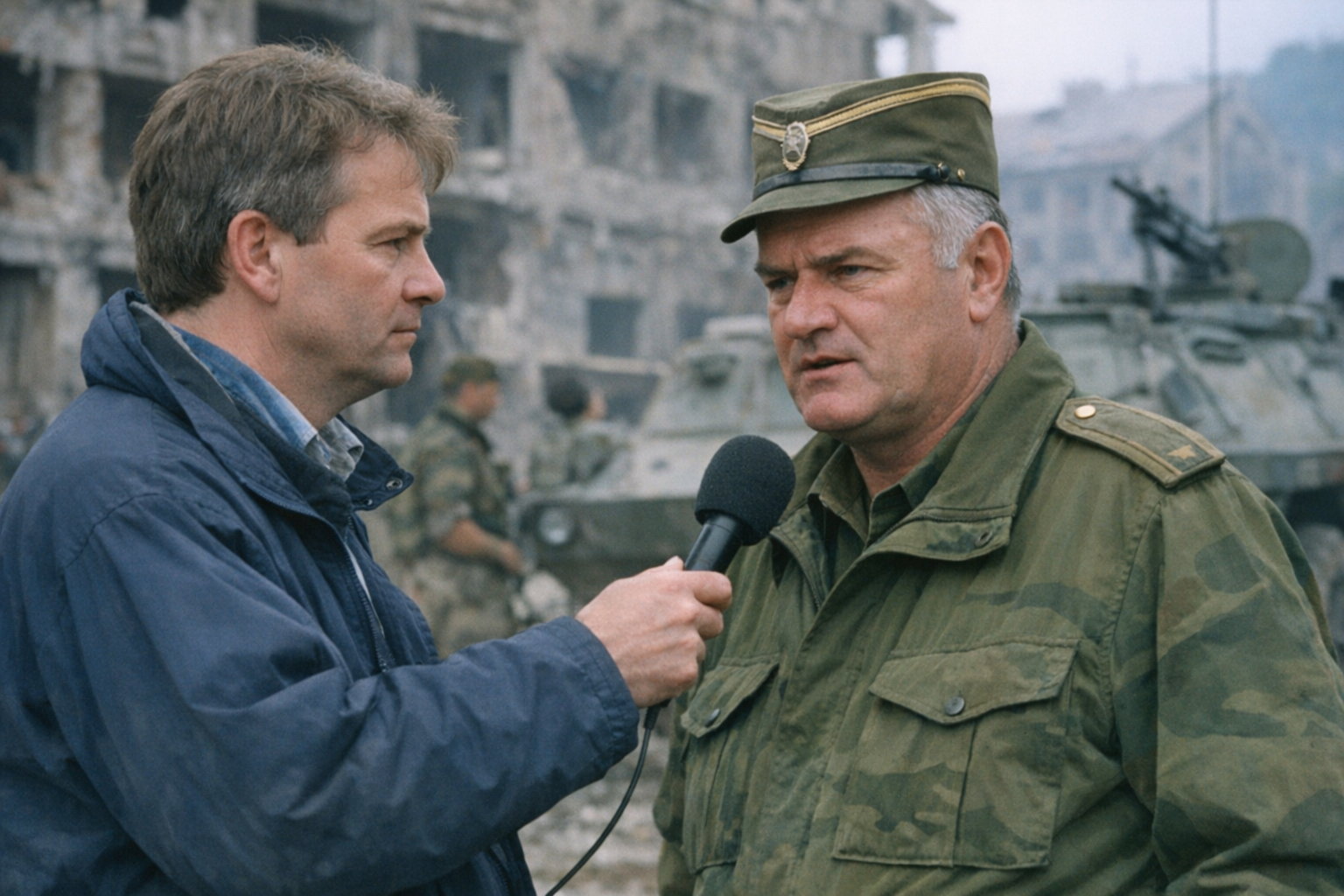 El día que un corresponsal de la BBC vio por primera vez a Ratko Mladić