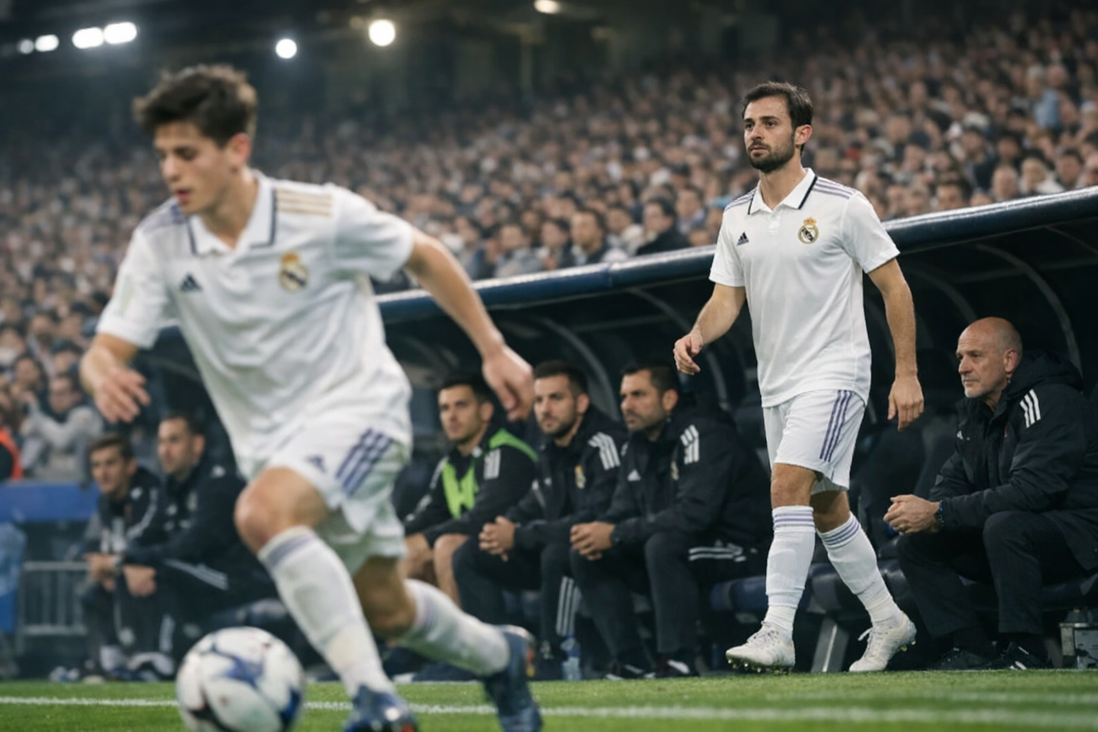 El Real Madrid supera al Ferencvaros (1-2) con debut de Bernardo Silva