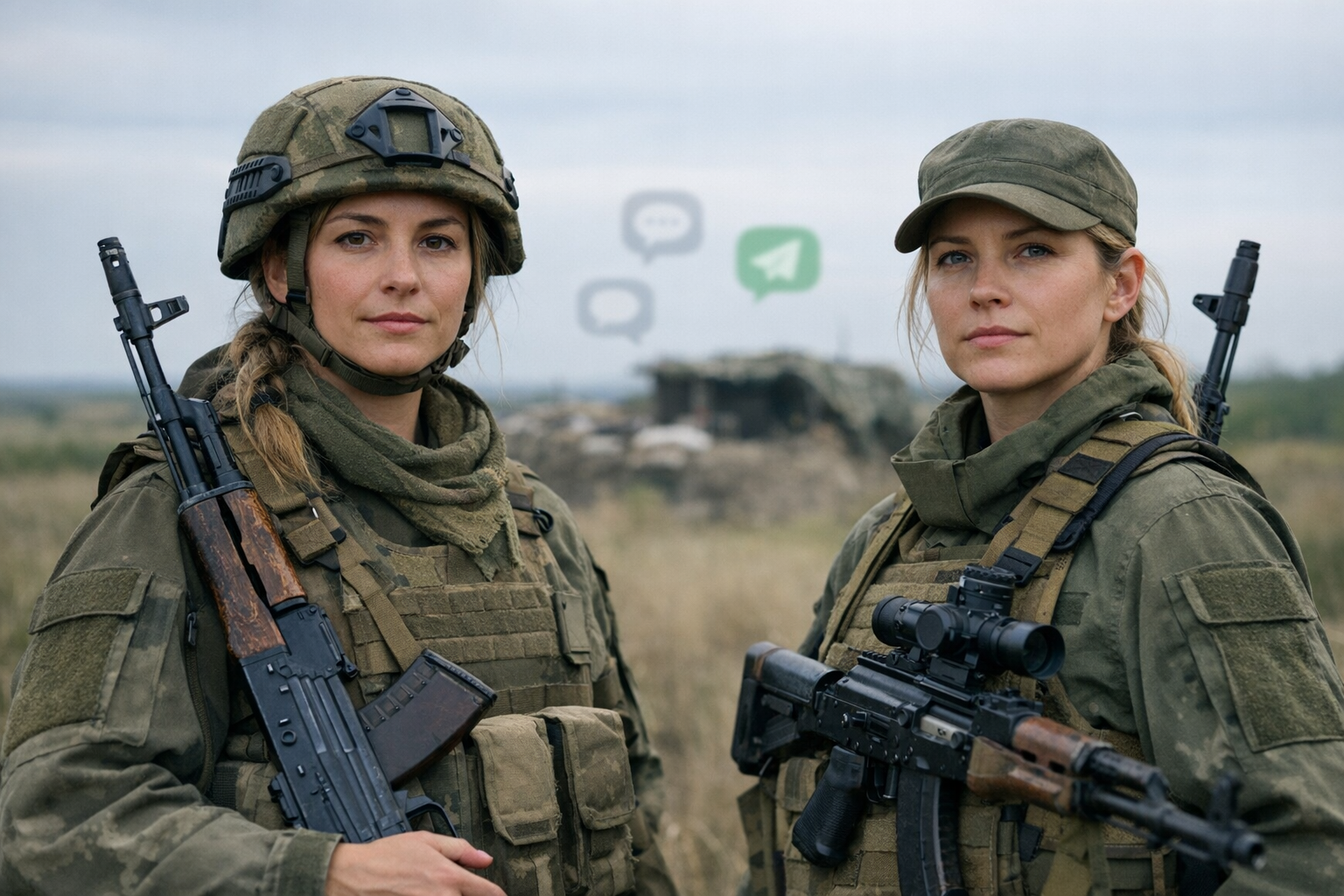 Canales pro-Kremlin usan acusaciones falsas y fotos de mujeres soldados para sumar audiencia