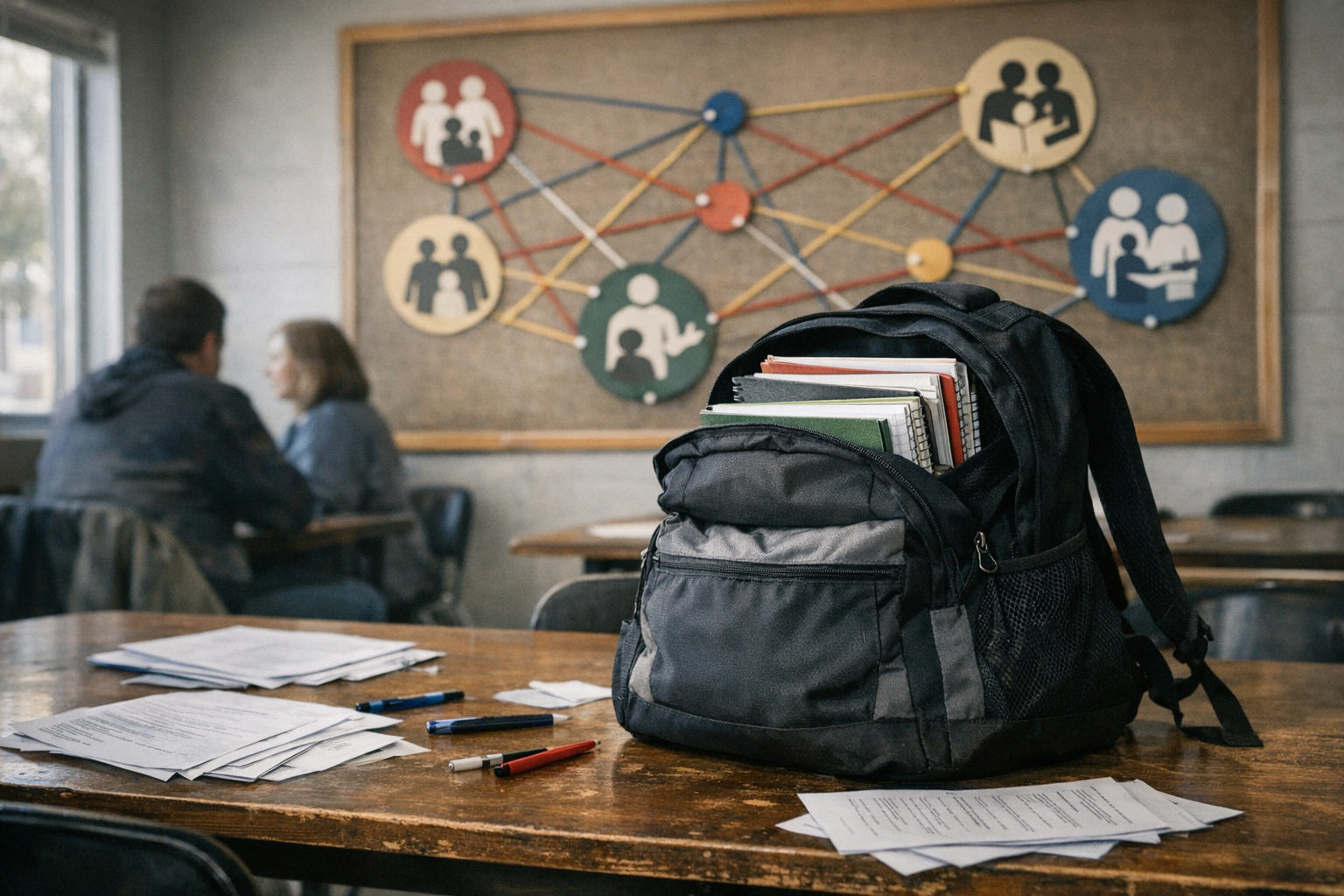 Una mochila que talla la igualdad: apoyo escolar y redes que sostienen a familias