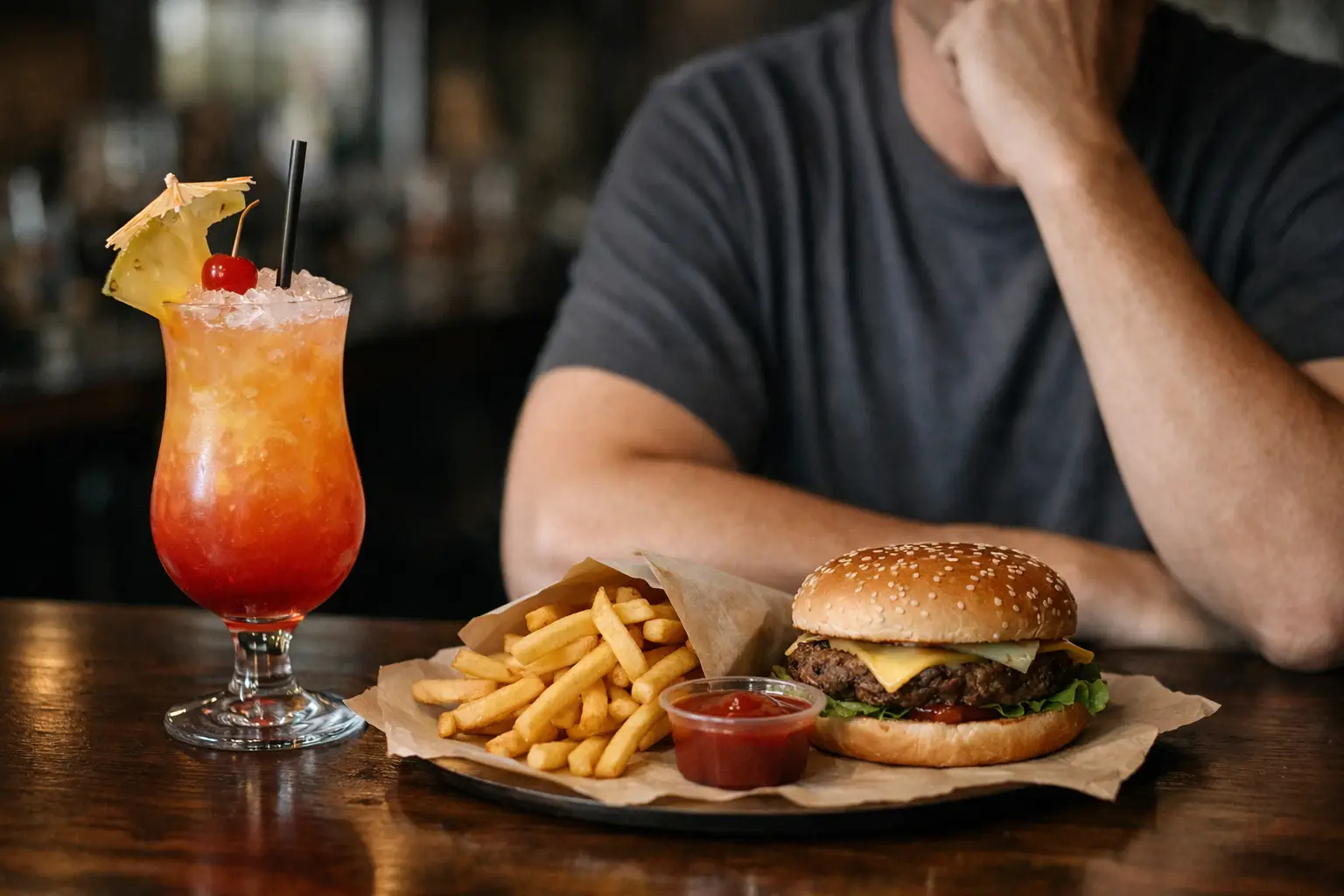 Alcohol y apetito: por qué beber también puede acercarnos a la comida basura Alcohol y apetito: por qué beber también puede acercarnos a la comida basura
