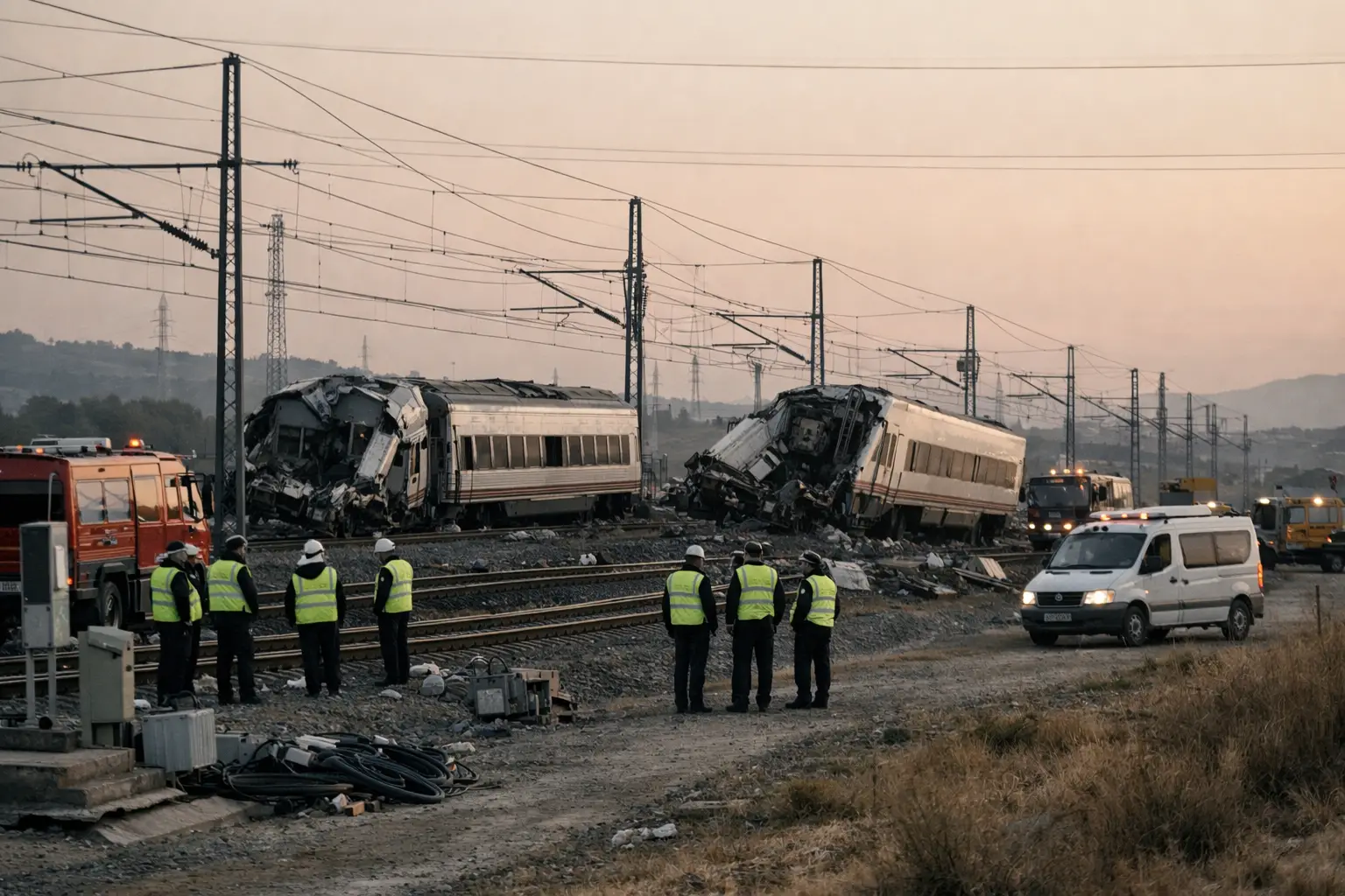 España examina el factor humano tras el choque de trenes que dejó al menos 68 muertos