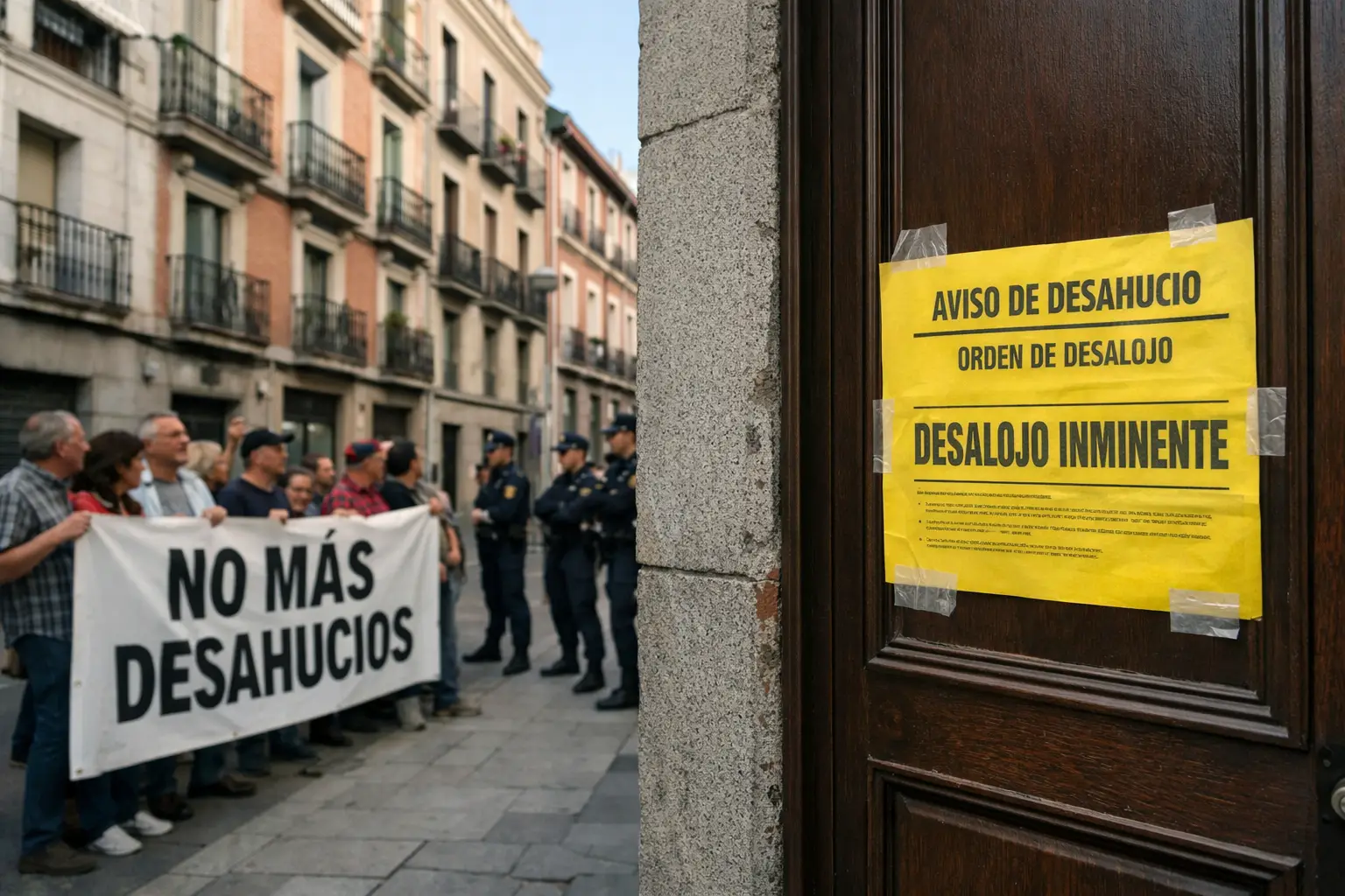 El desahucio que precipitó el adelanto electoral de Sánchez