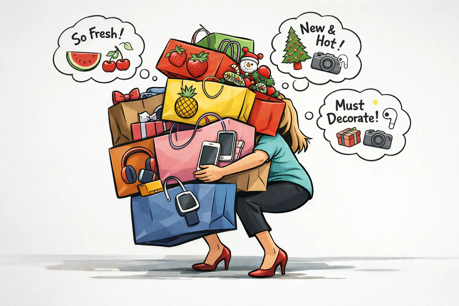 Flavita Banana aborda el «consumo de temporada» con su humor gráfico