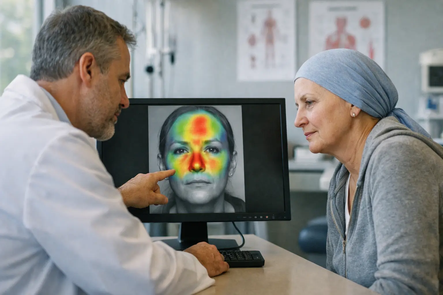 Una IA identifica señales faciales vinculadas al riesgo de muerte en pacientes con cáncer
